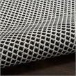 Nourison Courtyard 10' x 14' Black White Fabric Area Rug