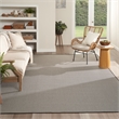 Nourison Courtyard 10' x 14' Black White Fabric Area Rug