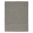Nourison Courtyard 10' x 14' Black White Fabric Area Rug