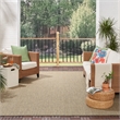 Nourison Courtyard 10' x 14' Green Fabric Area Rug