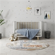 Nourison Astra Machine Washable 4' x Round Ivory Fabric Area Rug