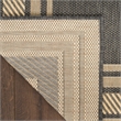 Nourison Horizon 5' x 7' Charcoal Fabric Area Rug