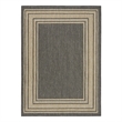 Nourison Horizon 5' x 7' Charcoal Fabric Area Rug