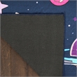 Nourison Imagination 4' x 5' Black Fabric Area Rug
