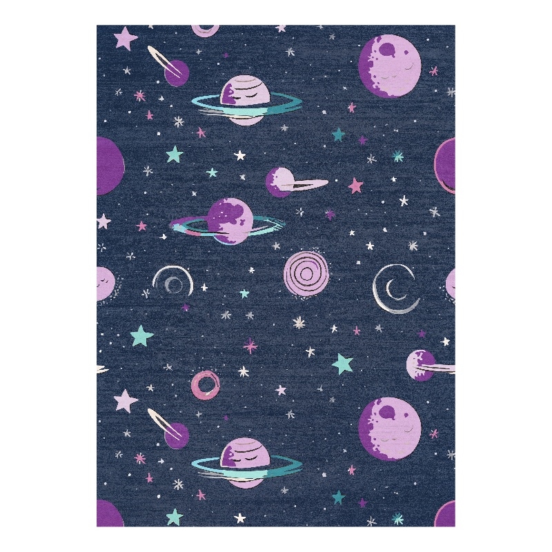 Nourison Imagination 4' x 5' Black Fabric Area Rug
