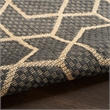 Nourison Horizon 6' Runner Charcoal Fabric Area Rug