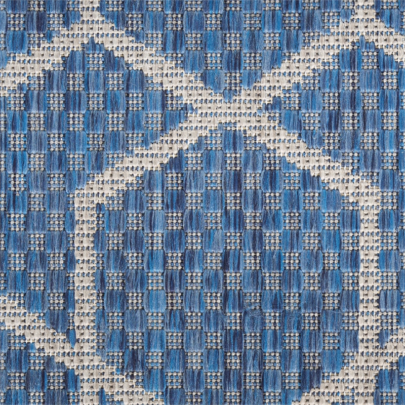 Nourison Horizon 8' Runner Denim Fabric Area Rug
