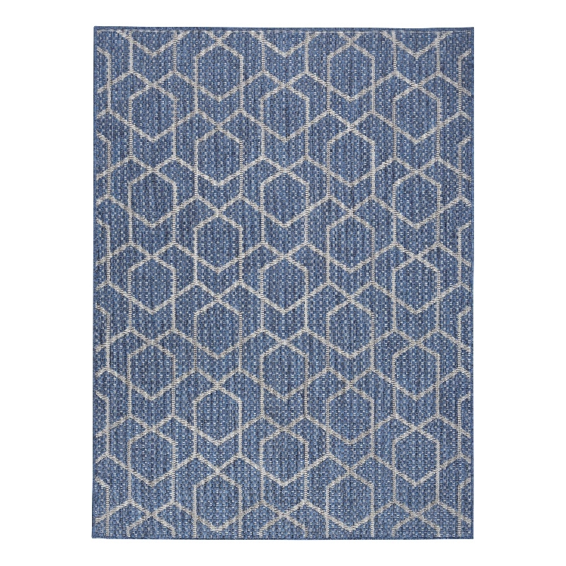 Nourison Horizon 4' x 6' Denim Fabric Area Rug
