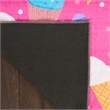 Nourison Imagination 5' x 7' Pink Multi-Color Fabric Area Rug