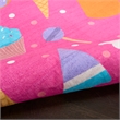 Nourison Imagination 5' x 7' Pink Multi-Color Fabric Area Rug