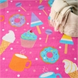 Nourison Imagination 5' x 7' Pink Multi-Color Fabric Area Rug