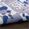 Nourison Imagination 5' x 7' Blue Fabric Area Rug