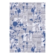Nourison Imagination 5' x 7' Blue Fabric Area Rug