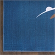 Nourison Imagination 4' x 5' Blue Fabric Area Rug