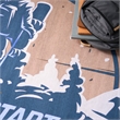 Nourison Imagination 4' x 5' Blue Fabric Area Rug