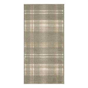Nourison Grafix 3' x 5' Olive Fabric Area Rug