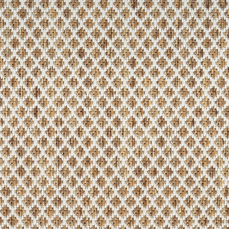 Nourison Courtyard 4' x 6' Jute Ivory Fabric Area Rug