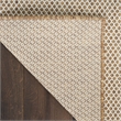Nourison Courtyard 4' x 6' Jute Ivory Fabric Area Rug