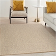 Nourison Courtyard 5' x 7' Jute Ivory Fabric Area Rug