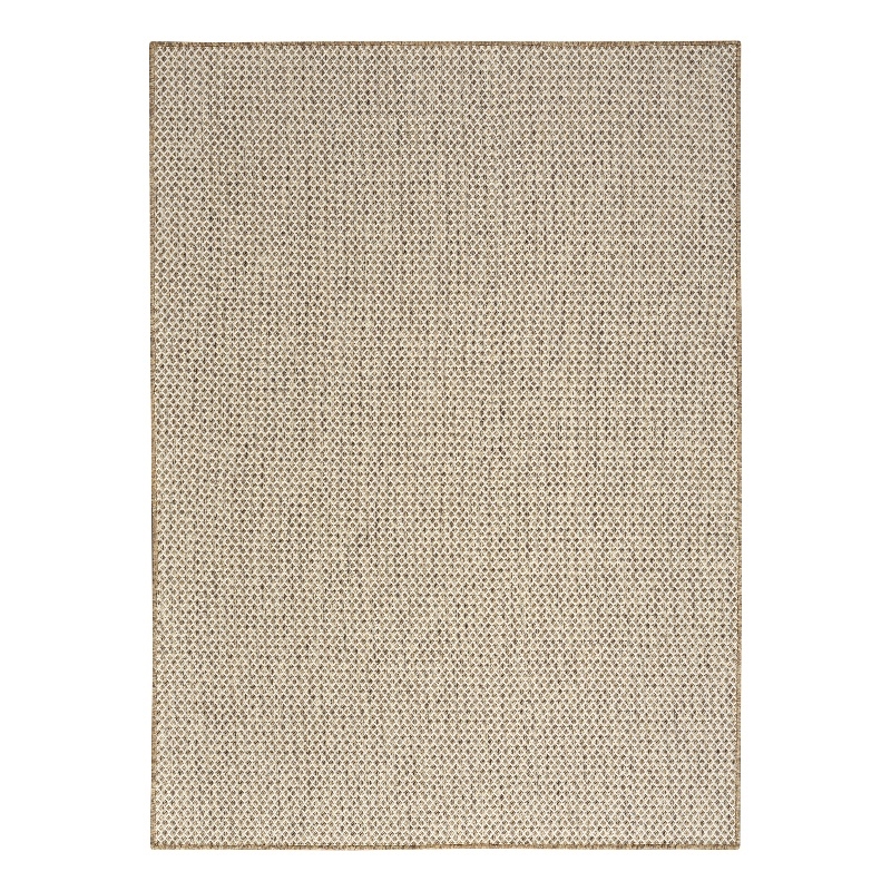 Nourison Courtyard 5' x 7' Jute Ivory Fabric Area Rug