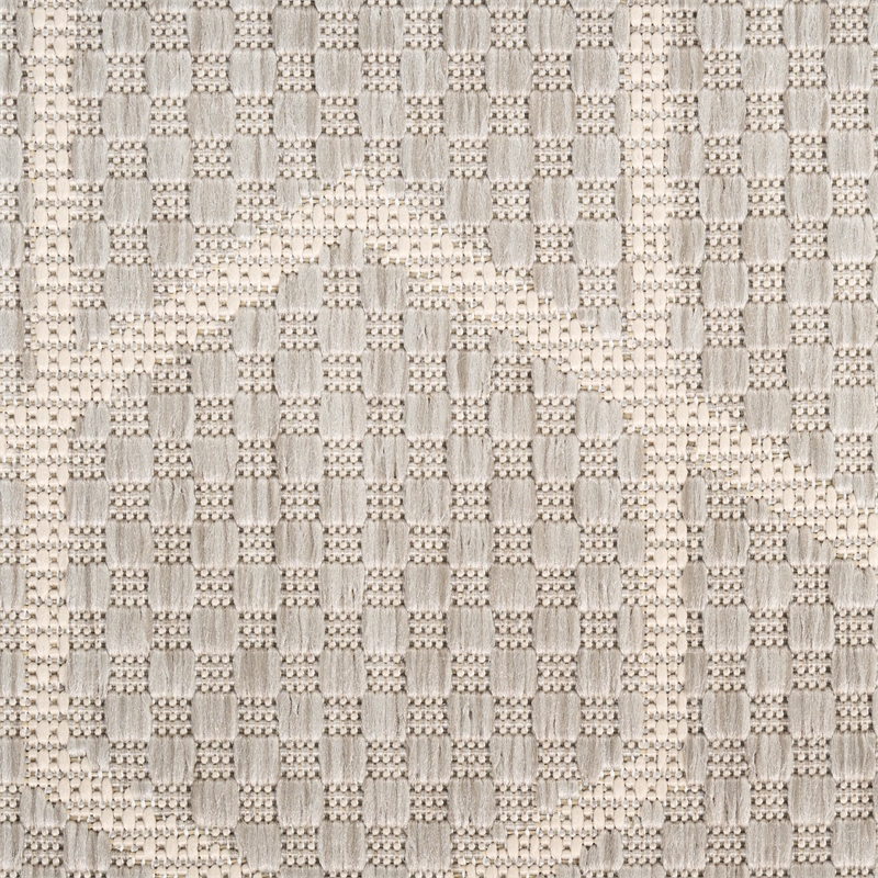 Nourison Horizon 6' Runner Gray Fabric Area Rug