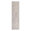 Nourison Horizon 6' Runner Gray Fabric Area Rug