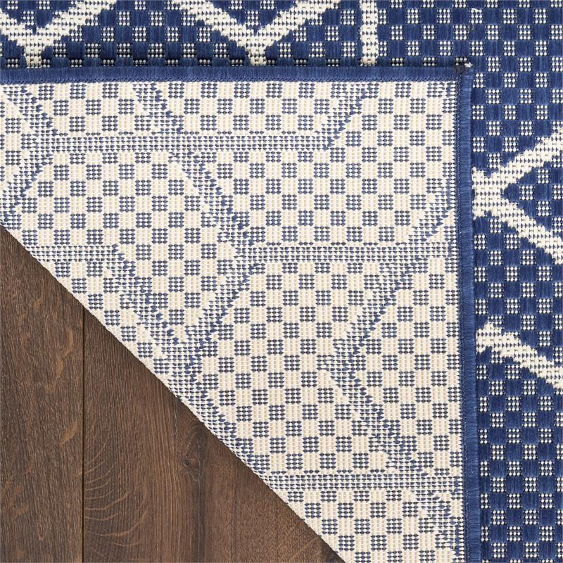 Nourison Horizon 5' x 7' Navy Fabric Area Rug