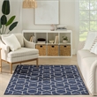 Nourison Horizon 5' x 7' Navy Fabric Area Rug