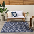 Nourison Horizon 5' x 7' Navy Fabric Area Rug