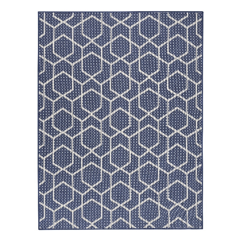 Nourison Horizon 5' x 7' Navy Fabric Area Rug