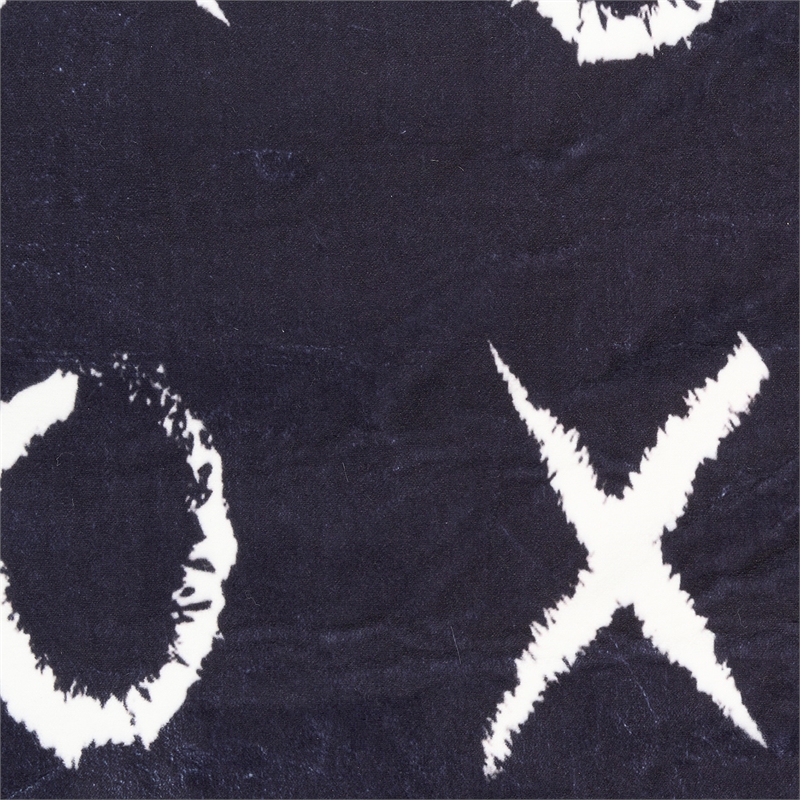 Nourison Imagination 4' x 5' Black Fabric Area Rug