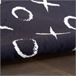 Nourison Imagination 4' x 6' Black Fabric Area Rug