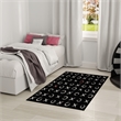 Nourison Imagination 4' x 6' Black Fabric Area Rug