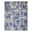 Nourison Grafix 4' x 6' Navy Blue Fabric Area Rug