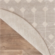 Nourison Grafix 5' x Round Beige Fabric Area Rug
