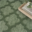 Nourison Easy Care 8' x Round Green Fabric Area Rug