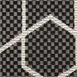 Nourison Horizon 4' x 6' Black Fabric Area Rug