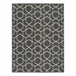 Nourison Horizon 4' x 6' Black Fabric Area Rug