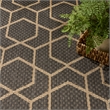 Nourison Horizon 4' x 6' Charcoal Fabric Area Rug