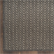 Nourison Horizon 5' x 7' Charcoal Fabric Area Rug
