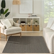 Nourison Horizon 5' x 7' Charcoal Fabric Area Rug