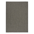 Nourison Horizon 5' x 7' Charcoal Fabric Area Rug