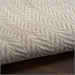 Nourison Horizon 8' Runner Gray Fabric Area Rug