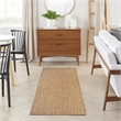 Nourison Horizon 8' Runner Natural Fabric Area Rug