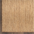 Nourison Horizon 4' x 6' Natural Fabric Area Rug