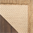 Nourison Horizon 4' x 6' Natural Fabric Area Rug