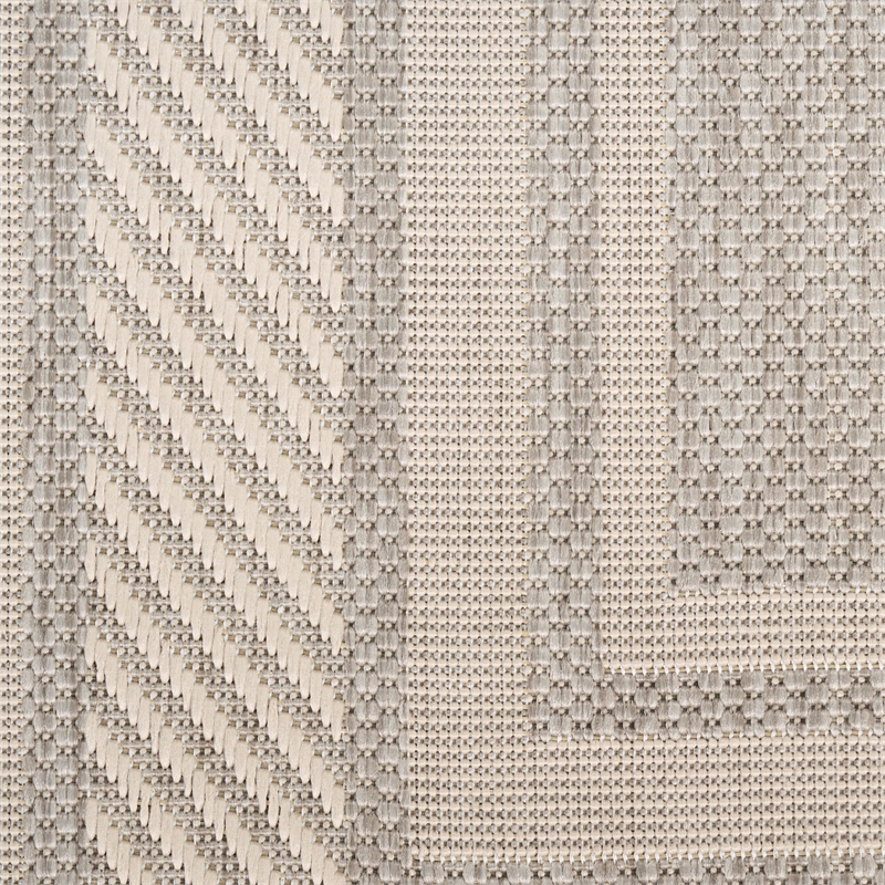Nourison Horizon 8' Runner Gray Fabric Area Rug
