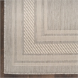 Nourison Horizon 5' x 7' Gray Fabric Area Rug