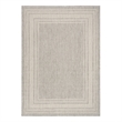 Nourison Horizon 5' x 7' Gray Fabric Area Rug