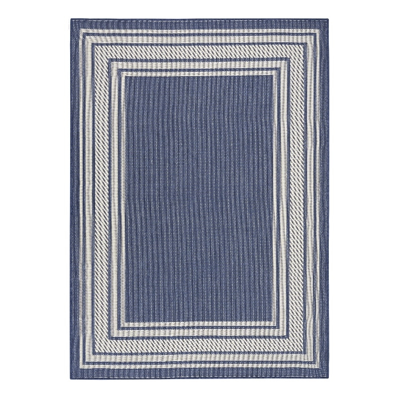 Nourison Horizon 5' x 7' Navy Fabric Area Rug